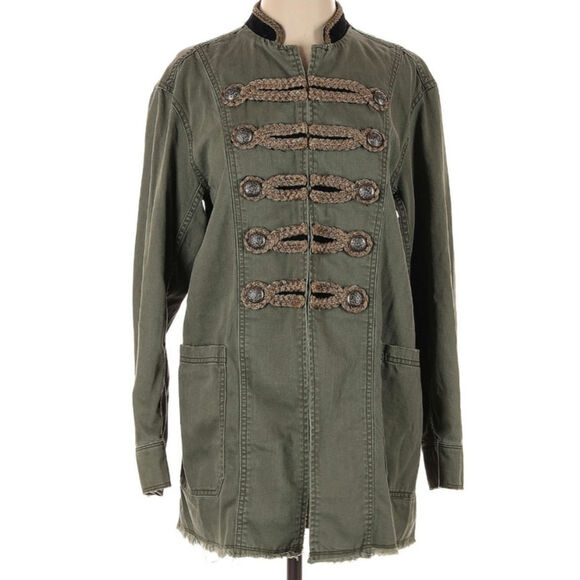 Free People Military Passenger Jacket - Picture 1 of 9